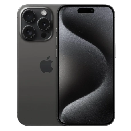 Ventes flash Apple - iPhone 15 Pro - 256 Go - Reconditionné - Premium - Titane noir