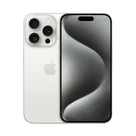 Ventes flash Apple - iPhone 15 Pro - 128 Go - Reconditionné - Premium - Titane blanc