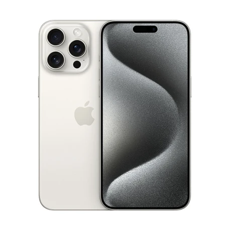 Apple - iPhone 15 Pro - 128 Go - Reconditionn&eacute; - Parfait &eacute;tat - Titane blanc