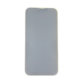 Foto de la pantalla sobreexpuesta para resaltar las imperfecciones