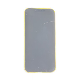 Foto de la pantalla sobreexpuesta para resaltar las imperfecciones