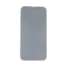 Foto de la pantalla sobreexpuesta para resaltar las imperfecciones
