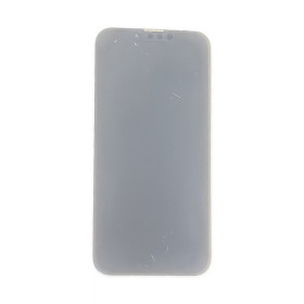 Foto de la pantalla sobreexpuesta para resaltar las imperfecciones