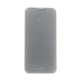 Overexposed screen photo to highlight imperfections