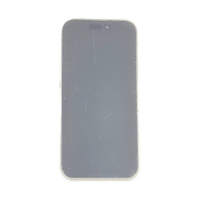 Foto de la pantalla sobreexpuesta para resaltar las imperfecciones
