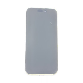 Foto de la pantalla sobreexpuesta para resaltar las imperfecciones