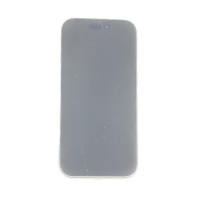 Foto de la pantalla sobreexpuesta para resaltar las imperfecciones