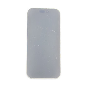 Overexposed screen photo to highlight imperfections