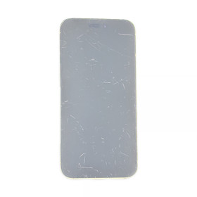 Foto de la pantalla sobreexpuesta para resaltar las imperfecciones