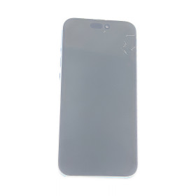 Foto de la pantalla sobreexpuesta para resaltar las imperfecciones