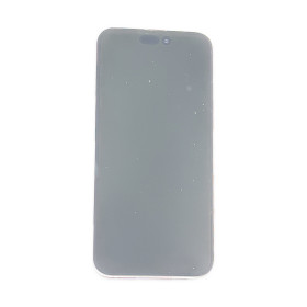 Foto de la pantalla sobreexpuesta para resaltar las imperfecciones