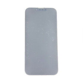 Foto de la pantalla sobreexpuesta para resaltar las imperfecciones