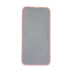 Foto de la pantalla sobreexpuesta para resaltar las imperfecciones