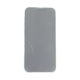 Foto de la pantalla sobreexpuesta para resaltar las imperfecciones