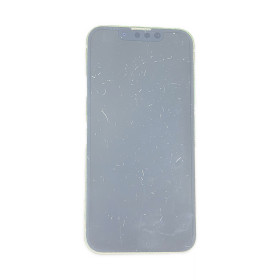 Overexposed screen photo to highlight imperfections