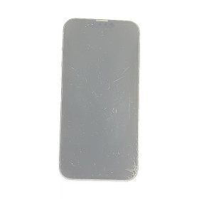 Foto de la pantalla sobreexpuesta para resaltar las imperfecciones