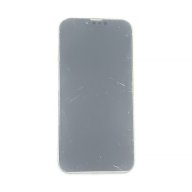 Foto de la pantalla sobreexpuesta para resaltar las imperfecciones