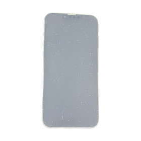 Foto de la pantalla sobreexpuesta para resaltar las imperfecciones