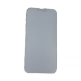 Foto de la pantalla sobreexpuesta para resaltar las imperfecciones