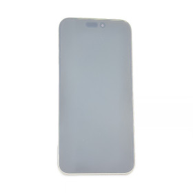 Foto de la pantalla sobreexpuesta para resaltar las imperfecciones