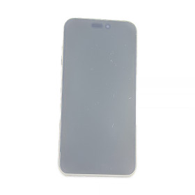 Foto de la pantalla sobreexpuesta para resaltar las imperfecciones