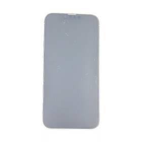 Foto de la pantalla sobreexpuesta para resaltar las imperfecciones
