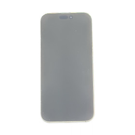 Foto de la pantalla sobreexpuesta para resaltar las imperfecciones