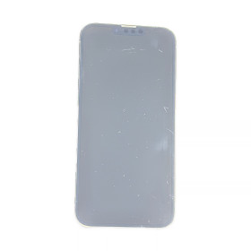 Foto de la pantalla sobreexpuesta para resaltar las imperfecciones