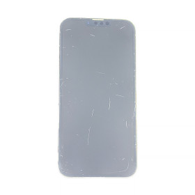 Overexposed screen photo to highlight imperfections