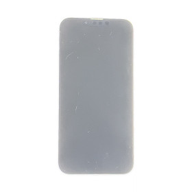 Foto de la pantalla sobreexpuesta para resaltar las imperfecciones