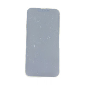 Foto de la pantalla sobreexpuesta para resaltar las imperfecciones