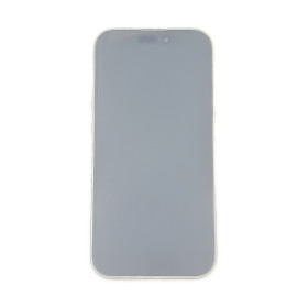 Foto de la pantalla sobreexpuesta para resaltar las imperfecciones