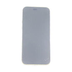 Foto de la pantalla sobreexpuesta para resaltar las imperfecciones