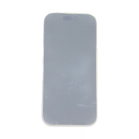 Overexposed screen photo to highlight imperfections