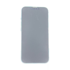 Foto de la pantalla sobreexpuesta para resaltar las imperfecciones
