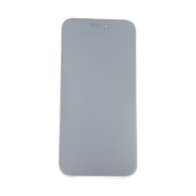Foto de la pantalla sobreexpuesta para resaltar las imperfecciones