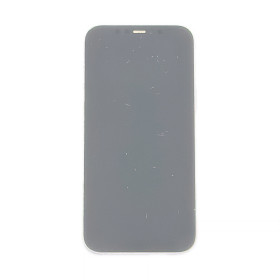 Foto de la pantalla sobreexpuesta para resaltar las imperfecciones