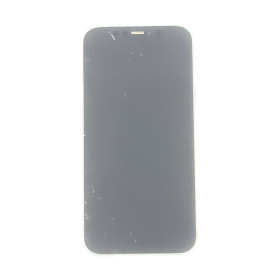 Foto de la pantalla sobreexpuesta para resaltar las imperfecciones