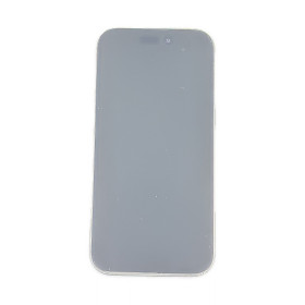 Foto de la pantalla sobreexpuesta para resaltar las imperfecciones