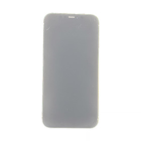 Foto de la pantalla sobreexpuesta para resaltar las imperfecciones