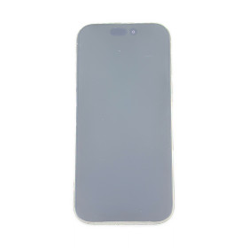 Foto de la pantalla sobreexpuesta para resaltar las imperfecciones