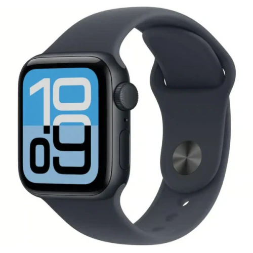 Apple Watch Series SE 3 (2025) GPS + Cellular 44 mm - Aluminio Medianoche - Correa deportiva Negra