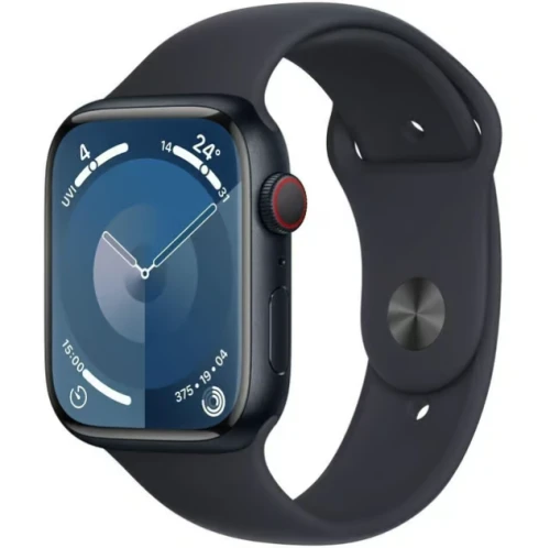 Apple Watch Series 9 (2023) GPS 41 mm Aluminium Minuit - Bracelet Sport Noir