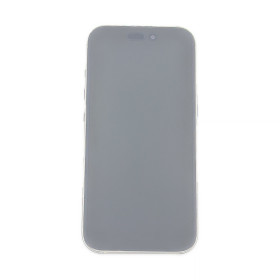 Foto de la pantalla sobreexpuesta para resaltar las imperfecciones
