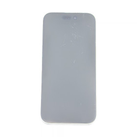 Overexposed screen photo to highlight imperfections