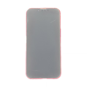 Foto de la pantalla sobreexpuesta para resaltar las imperfecciones