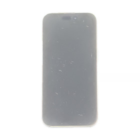 Overexposed screen photo to highlight imperfections