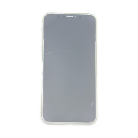 Foto de la pantalla sobreexpuesta para resaltar las imperfecciones
