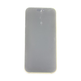 Foto de la pantalla sobreexpuesta para resaltar las imperfecciones