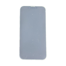 Foto de la pantalla sobreexpuesta para resaltar las imperfecciones